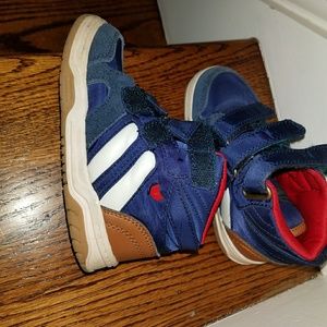 boys high top velcro sneakers